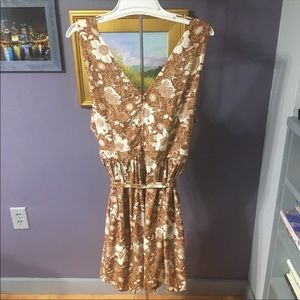 ModCloth Floral Rumper